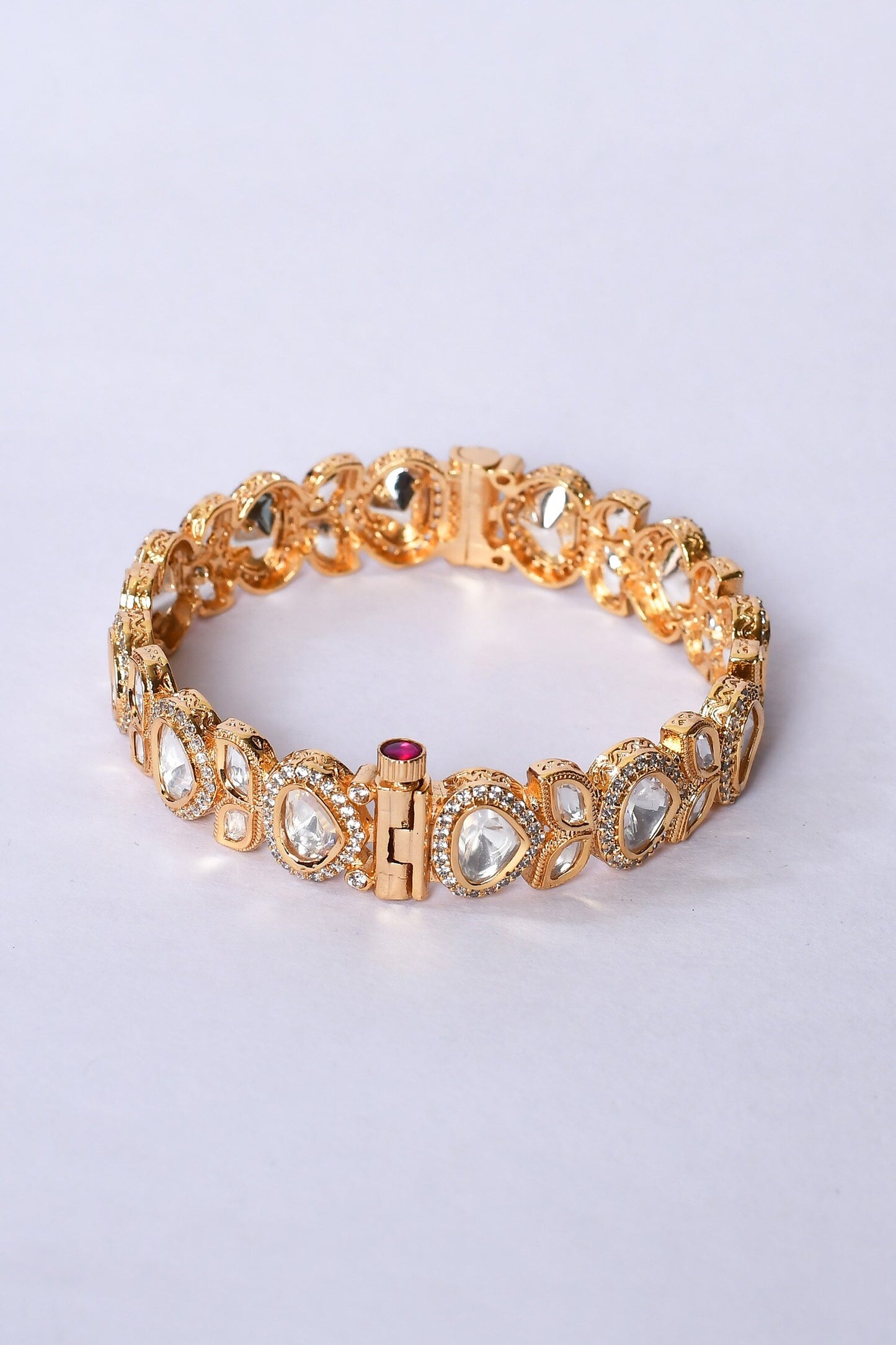Jadau Kundan & Polki Kada - Set of 2 