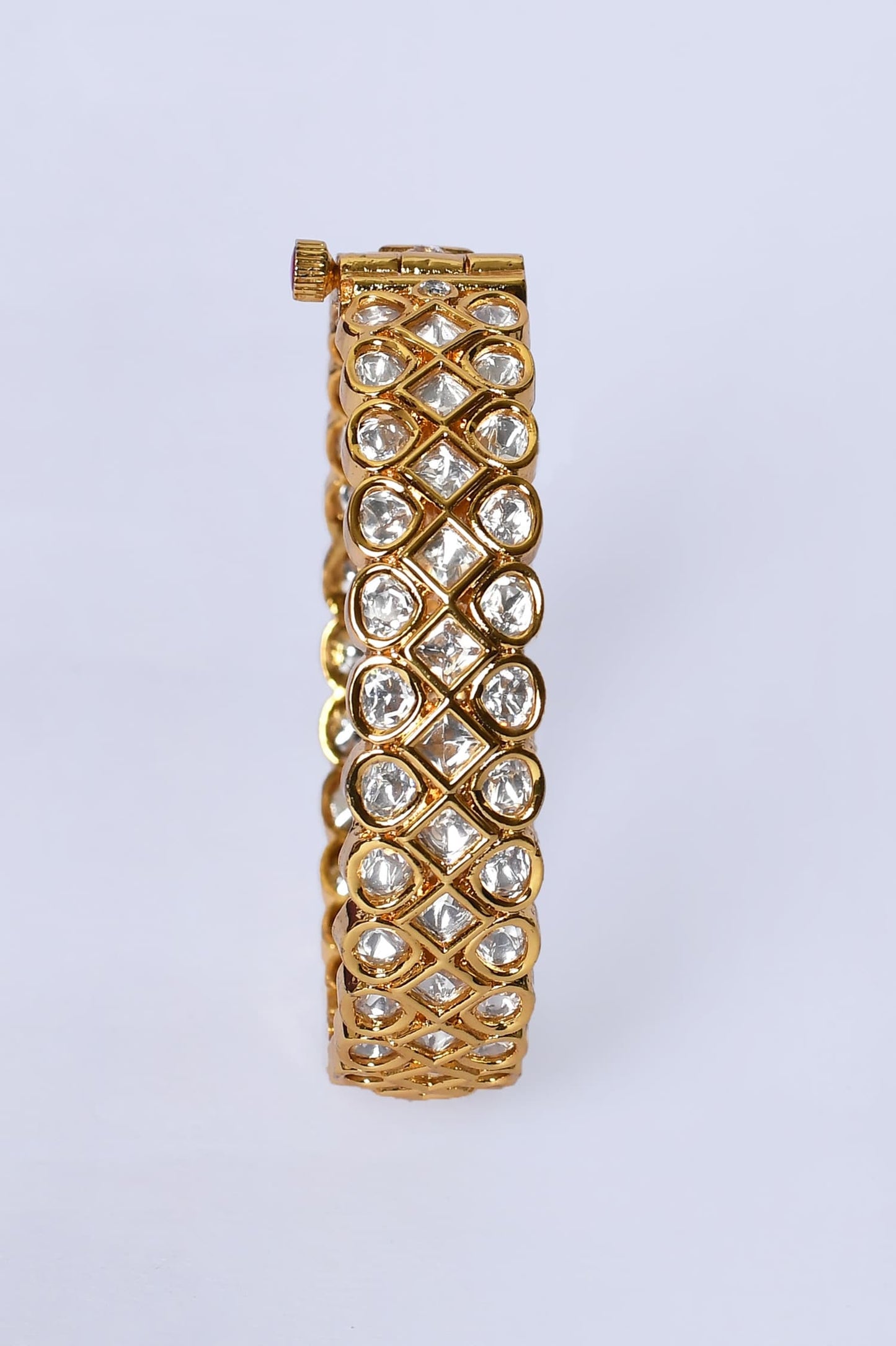 Jadau Kundan Polki Kada - Set of 2 