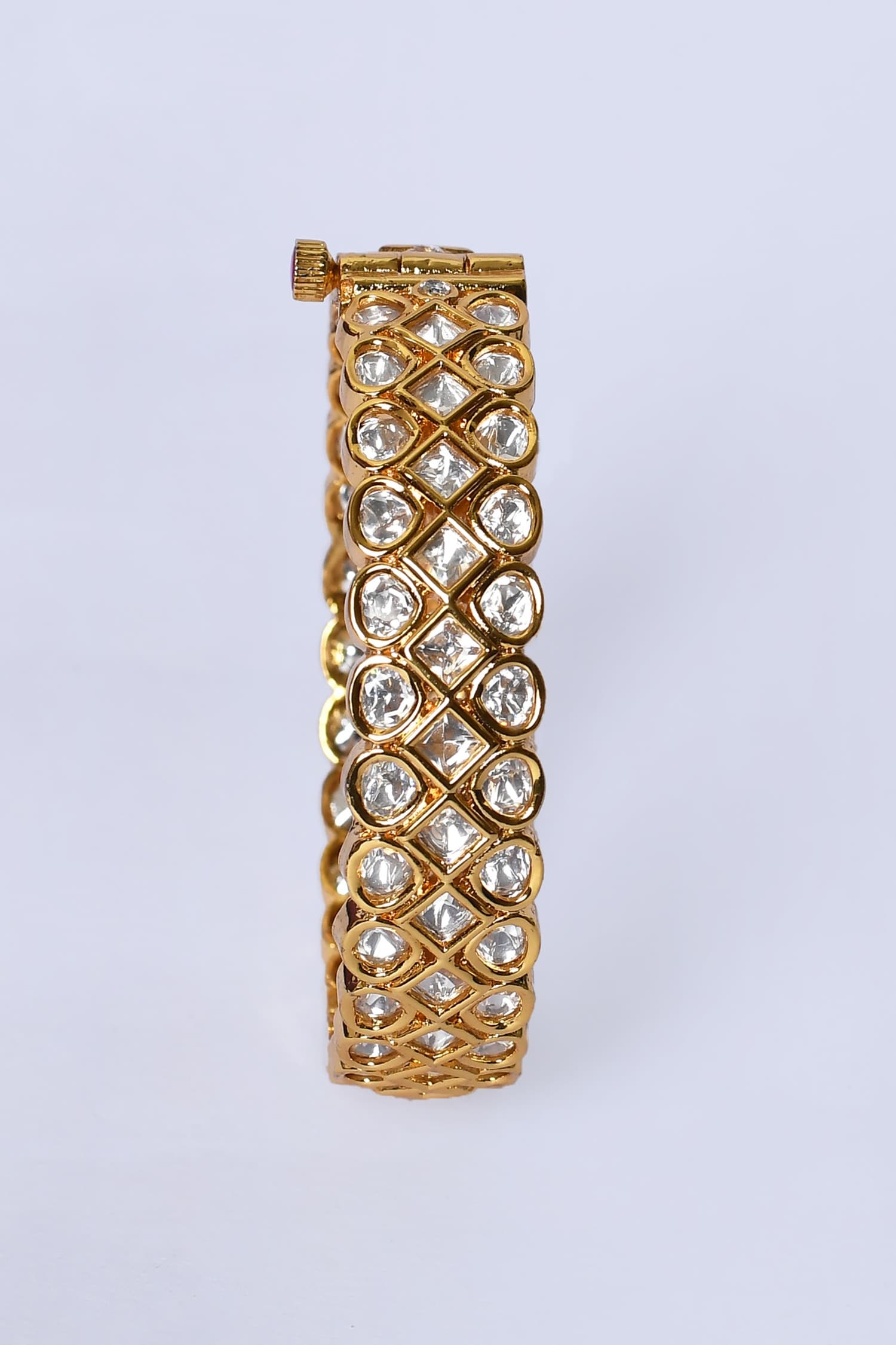 Jadau Kundan Polki Kada - Set of 2 