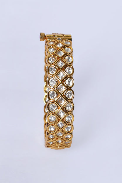 Jadau Kundan Polki Kada - Set of 2 