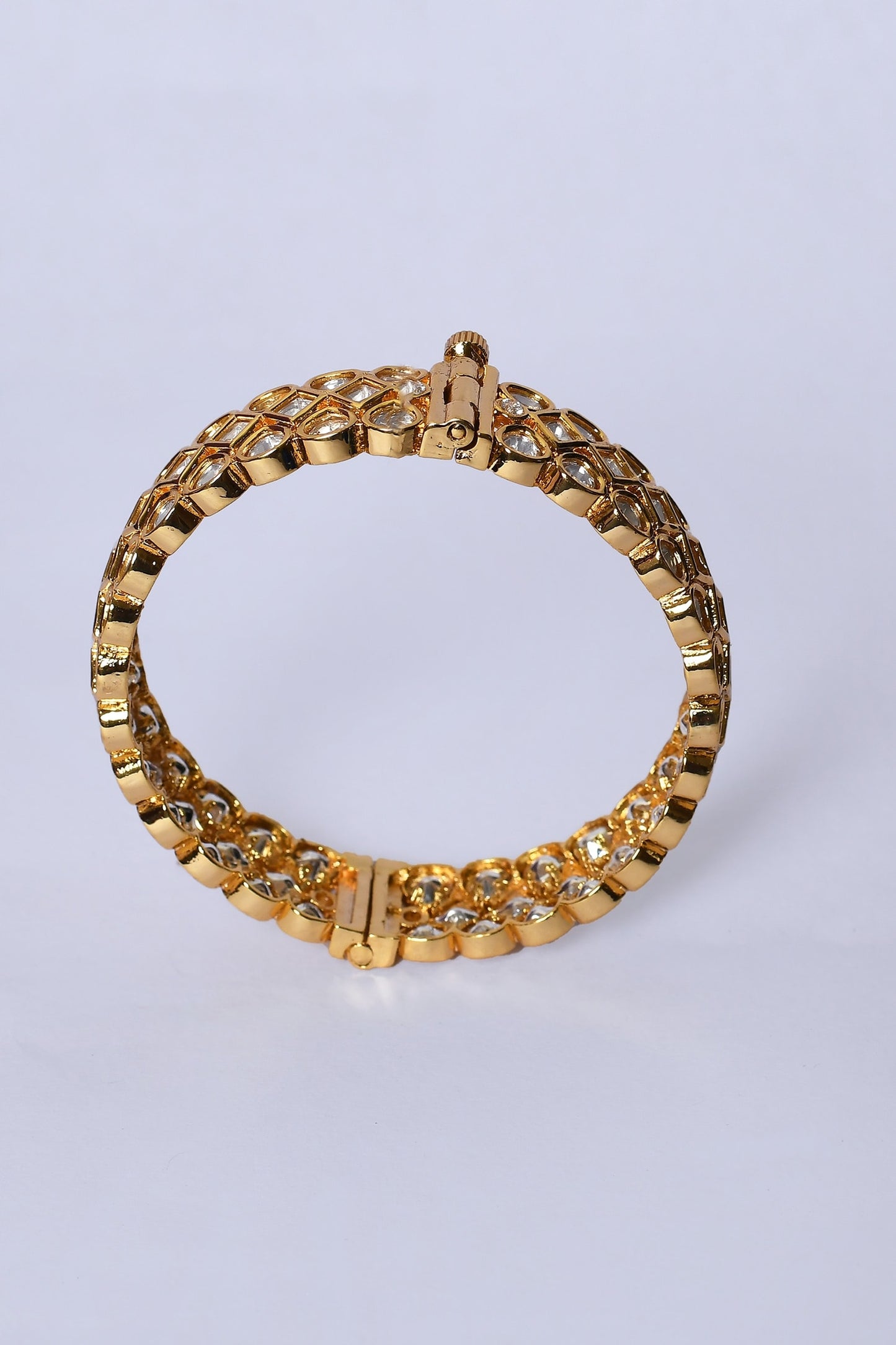Jadau Kundan Polki Kada - Set of 2 