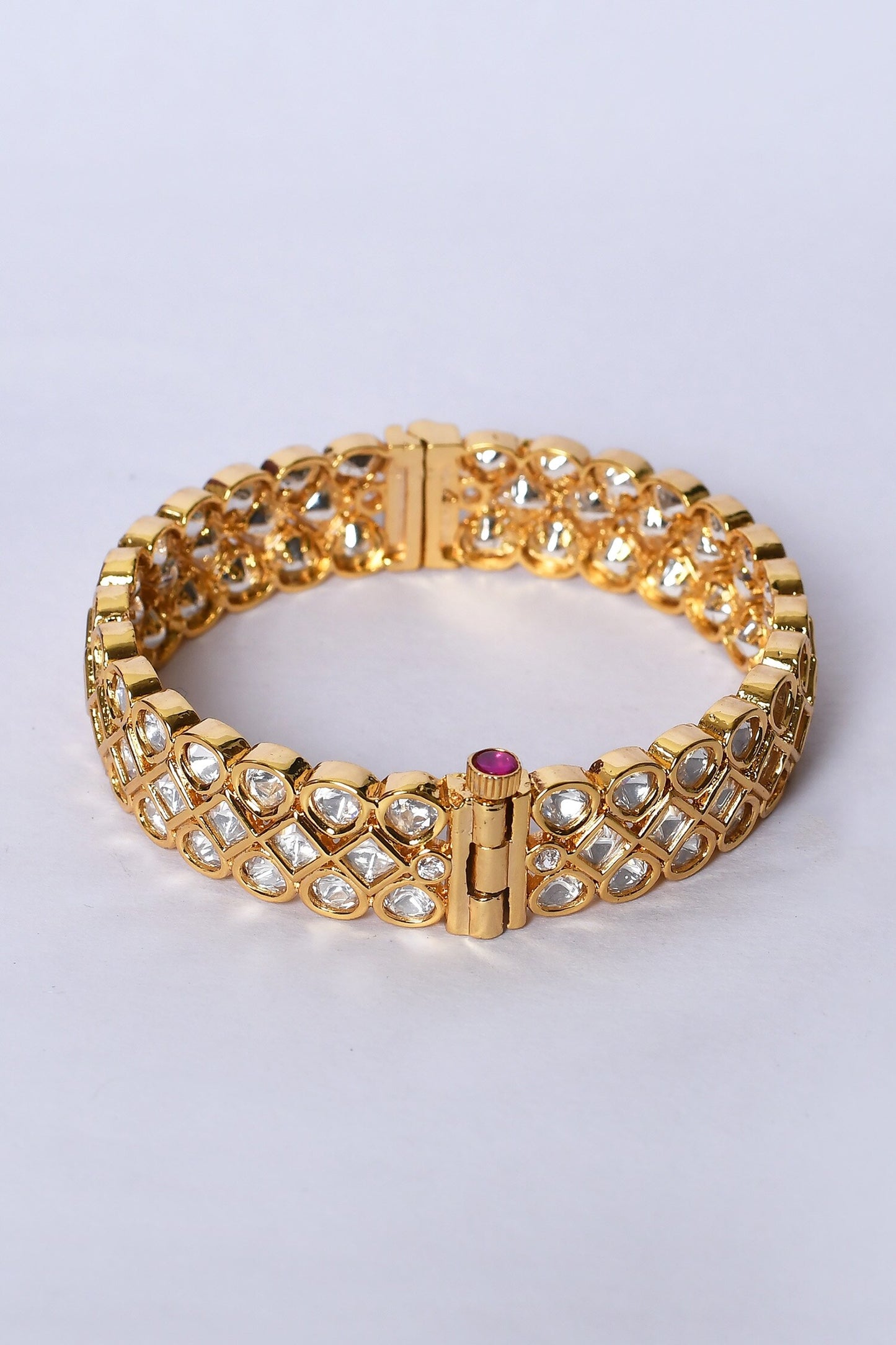 Jadau Kundan Polki Kada - Set of 2 