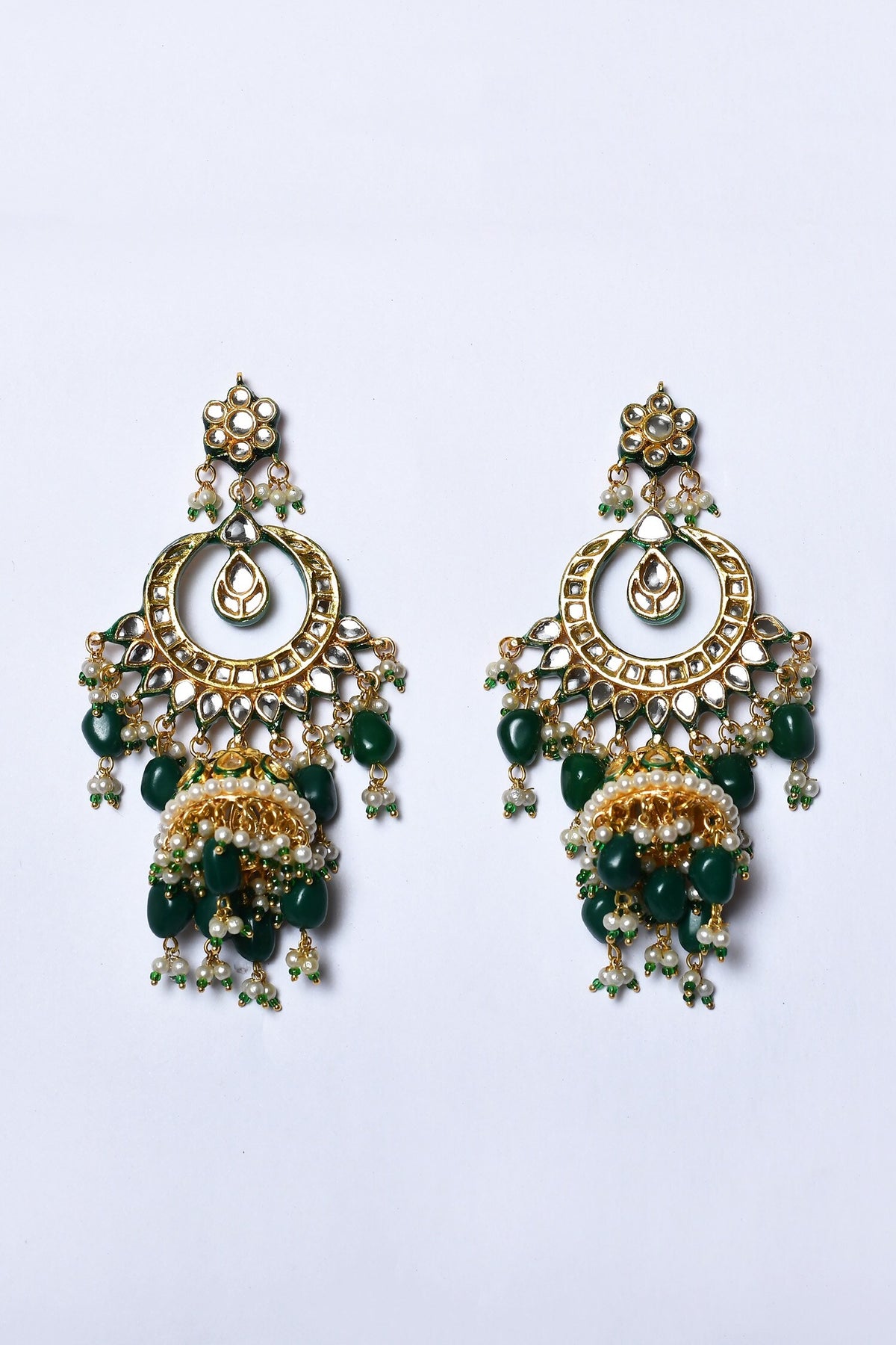 Kundan Embellished Necklace Set 