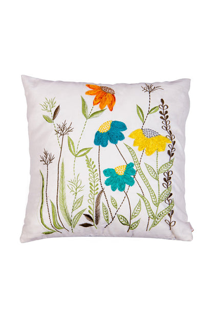 Spring Embroidered 
Cushion Cover