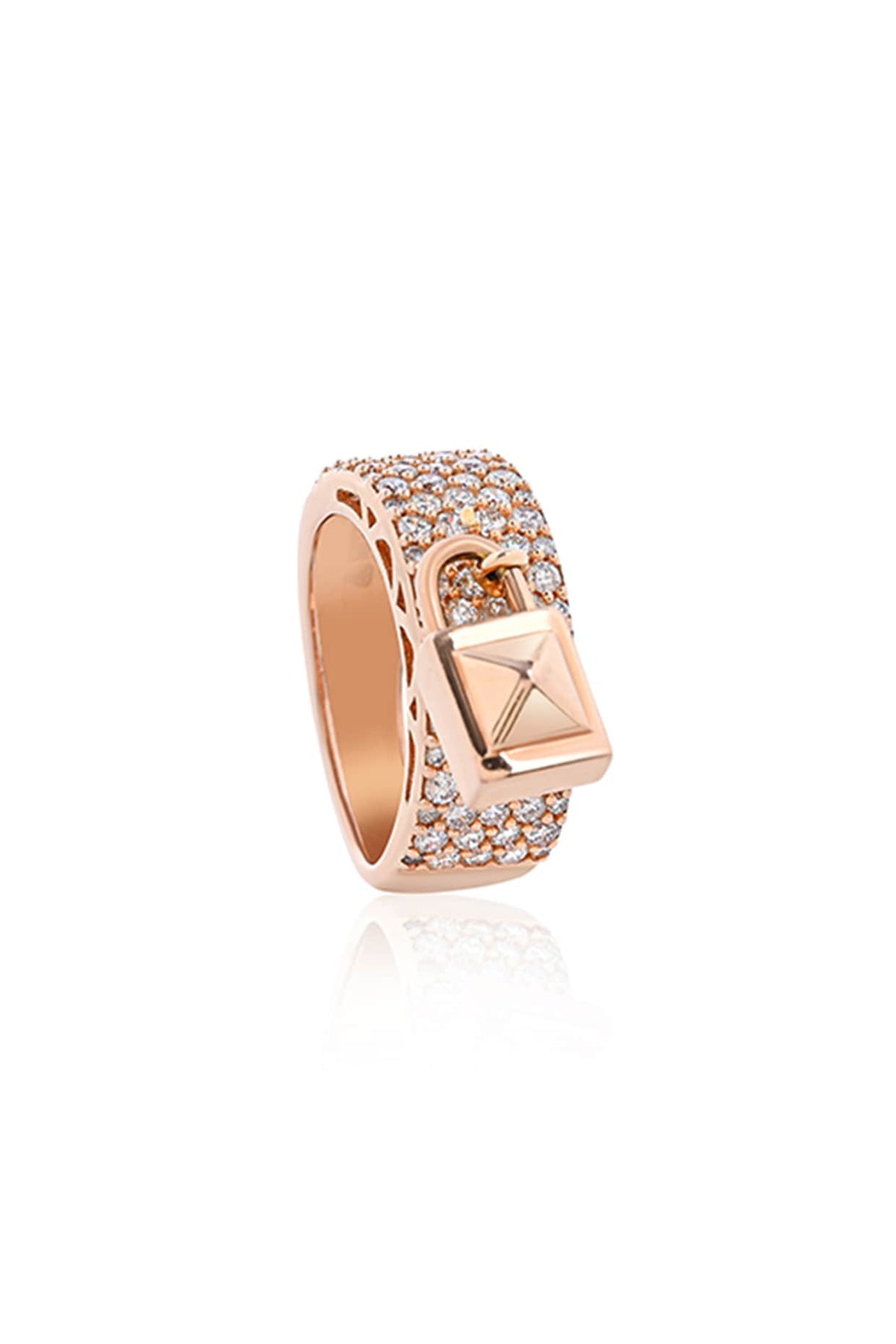 14kt Yellow Gold Finish Diamond Ring