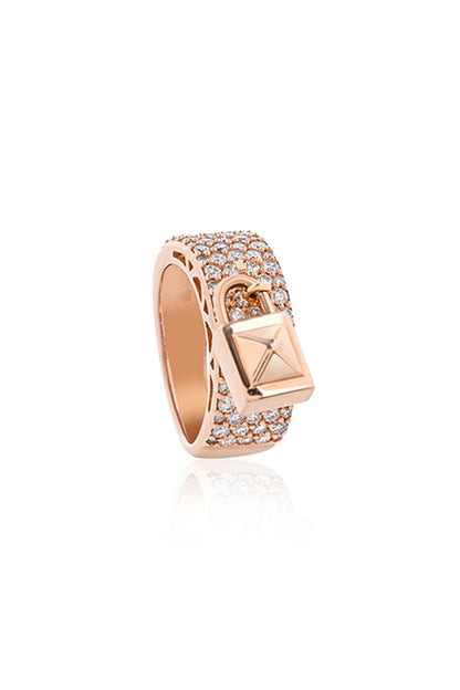 14kt Yellow Gold Finish Diamond Ring