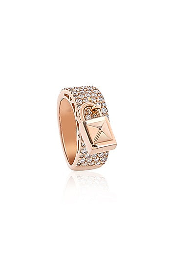 14kt Yellow Gold Finish Diamond Ring