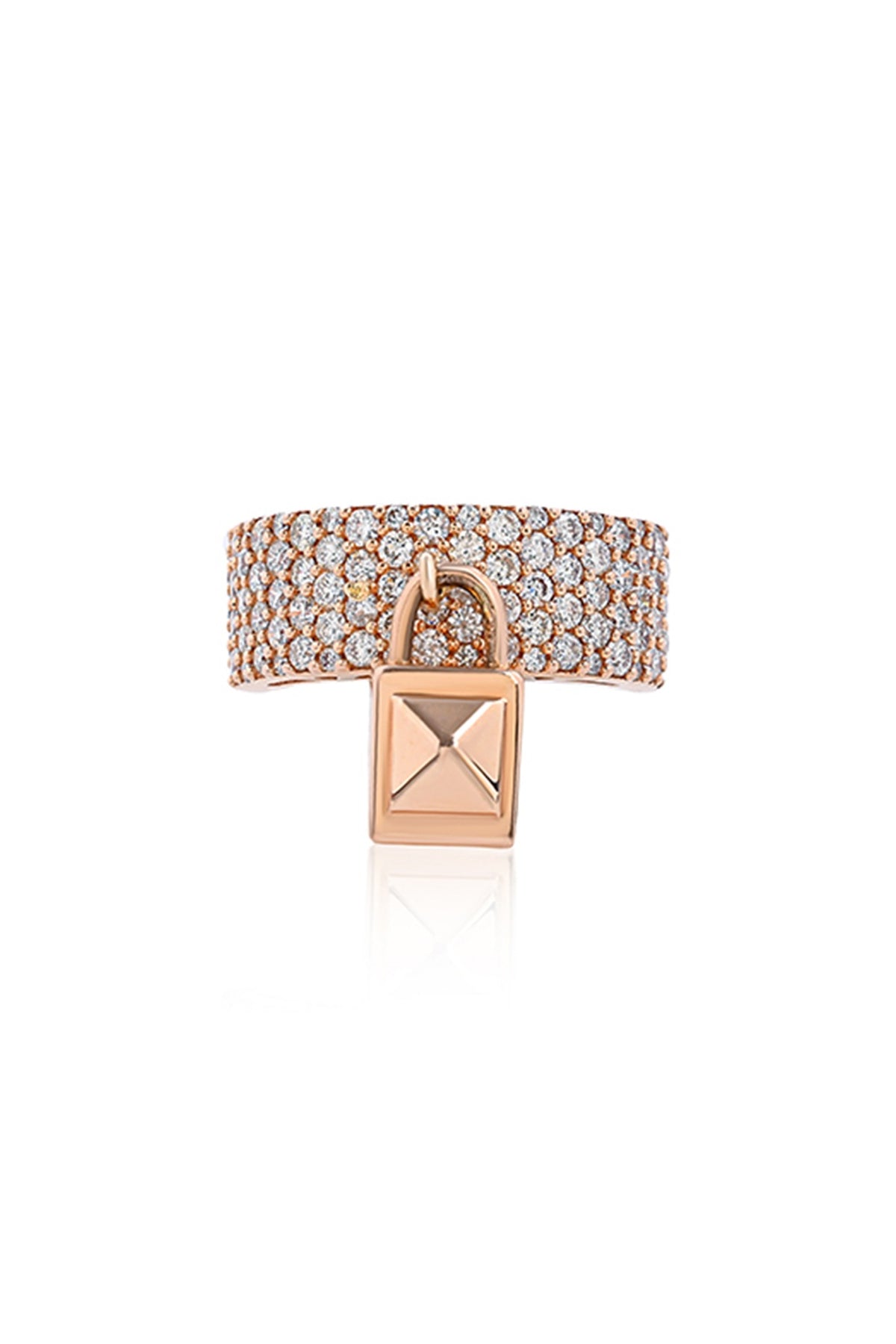 14kt Yellow Gold Finish Diamond Ring