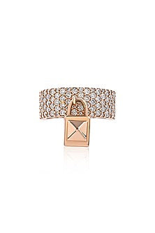 14kt Yellow Gold Finish Diamond Ring