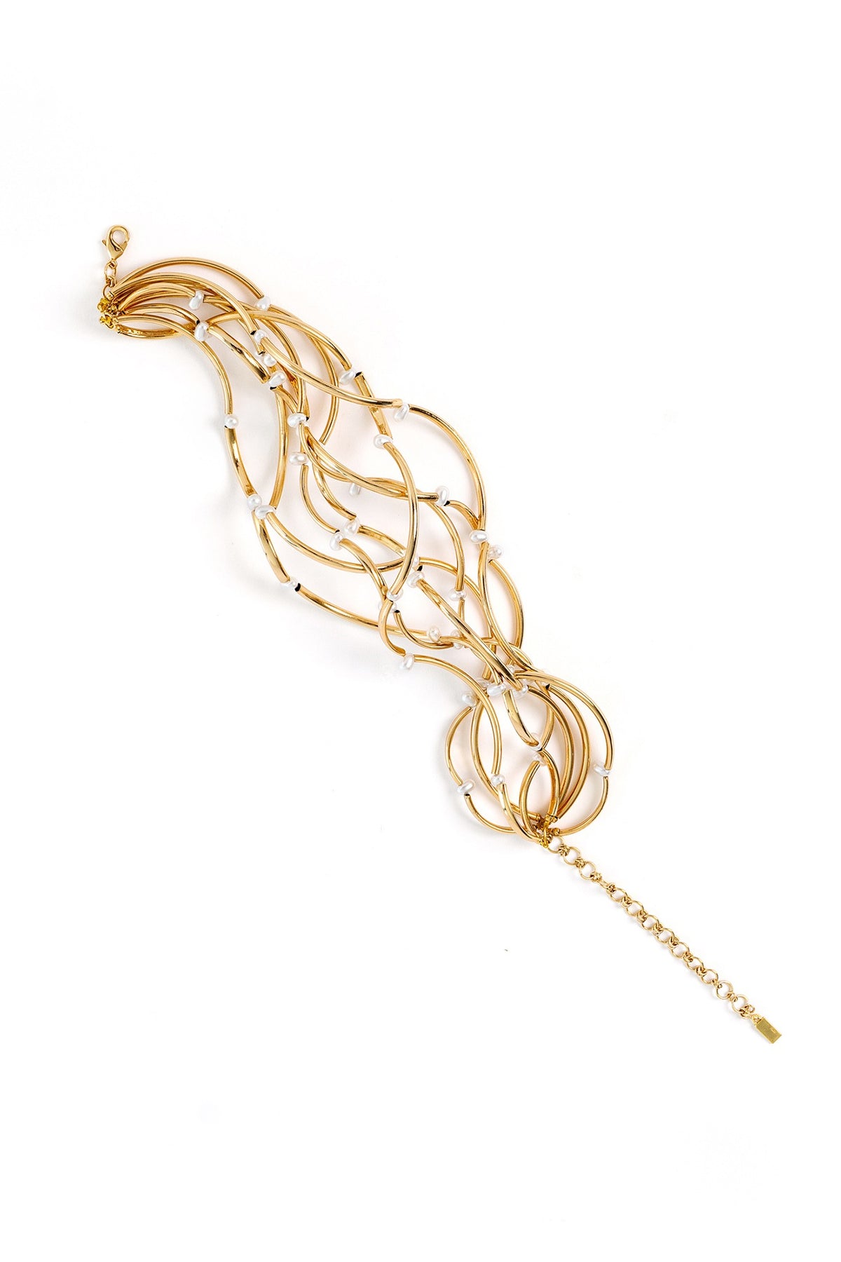 Gold Plated Brass Choker Necklace
