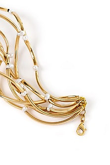 Gold Plated Brass Choker Necklace