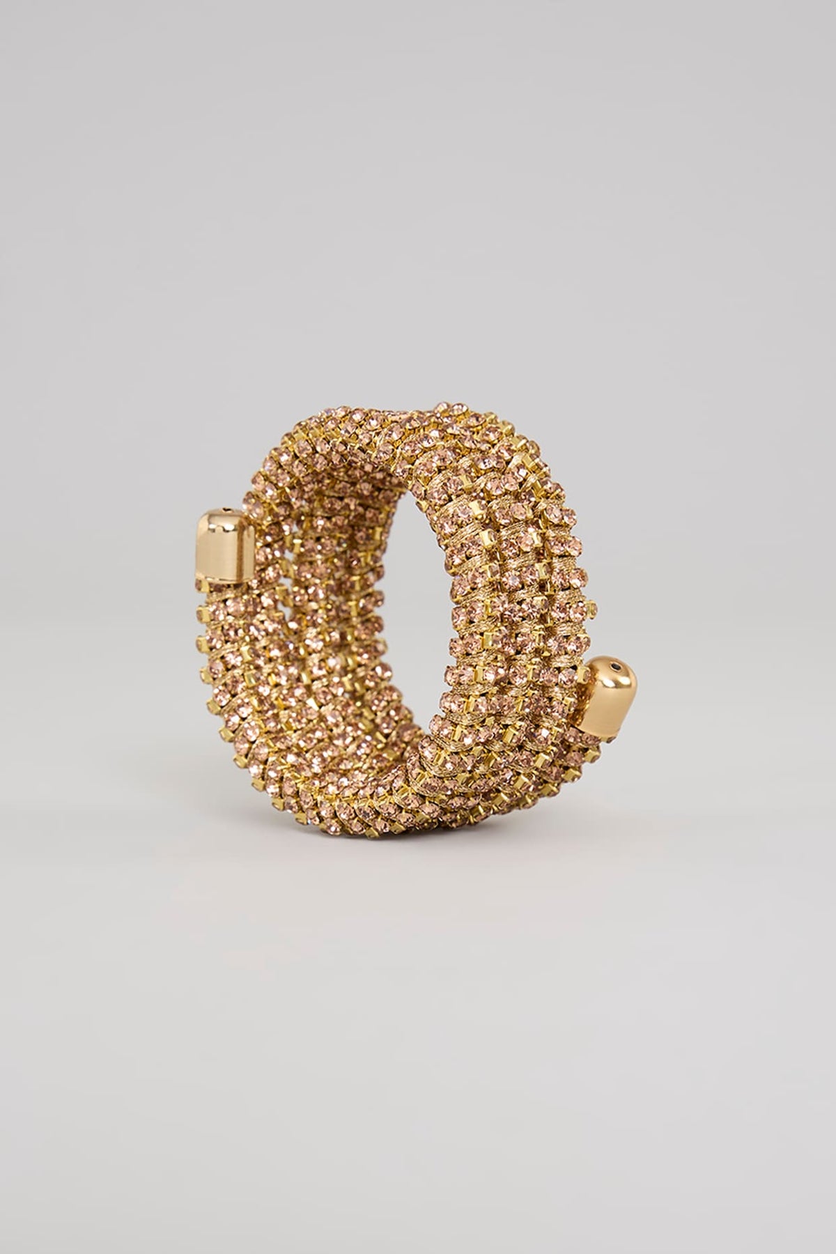 Gold Plated Chaton Stone Bracelet
