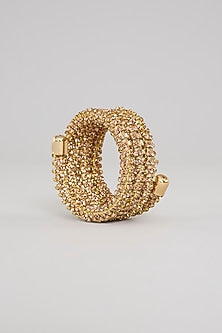 Gold Plated Chaton Stone Bracelet