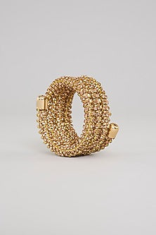 Gold Plated Chaton Stone Bracelet