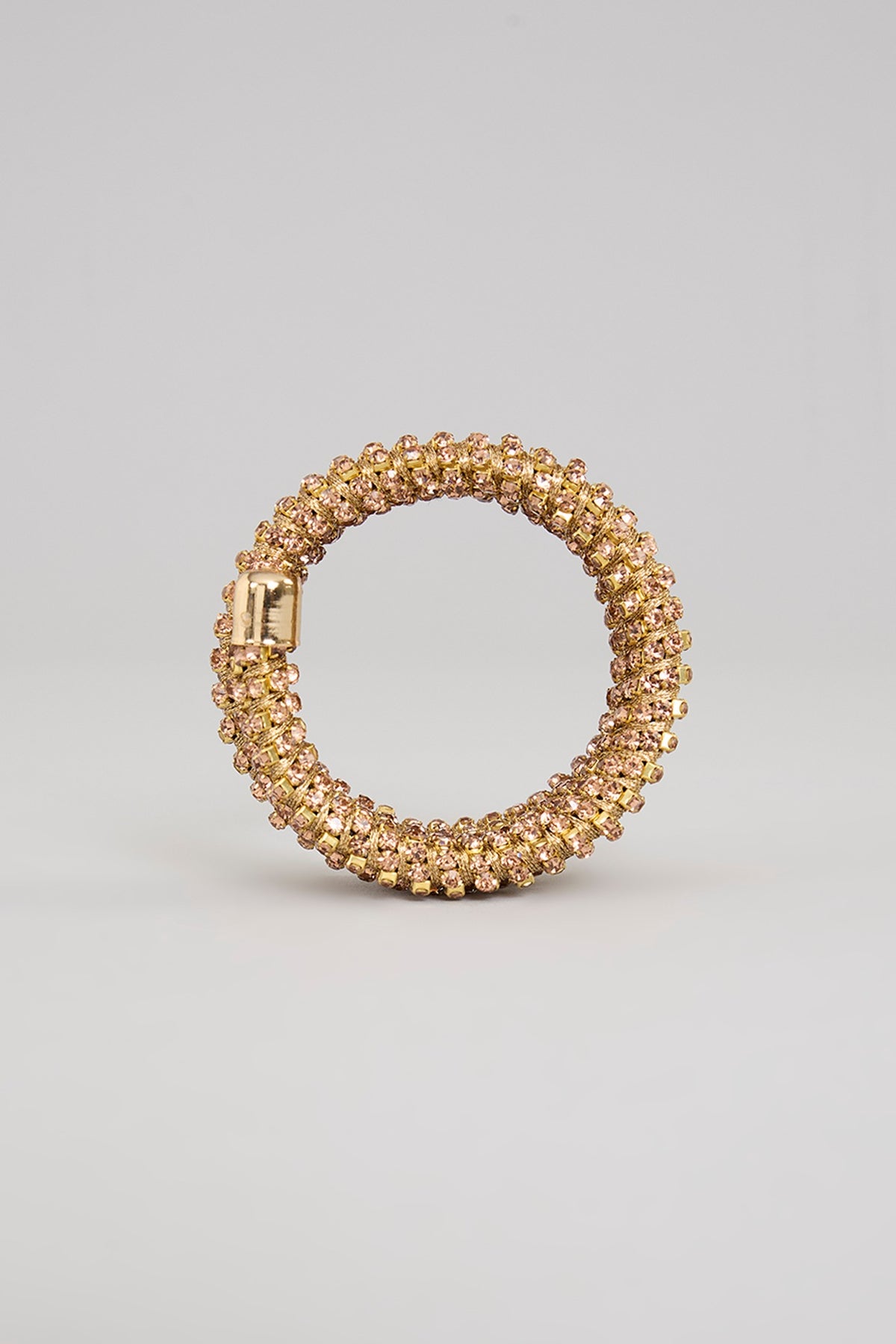 Gold Plated Chaton Stone Bracelet