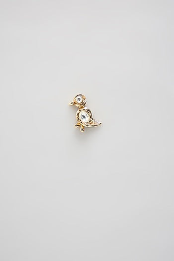 Gold Finish Dangler Earrings
