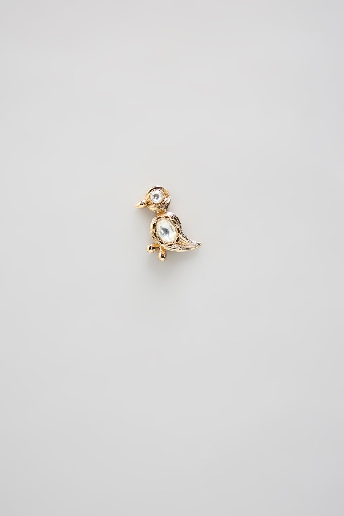 Gold Finish Dangler Earrings