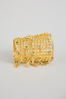 Antique Gold Plated Faux Pearl Bracelet