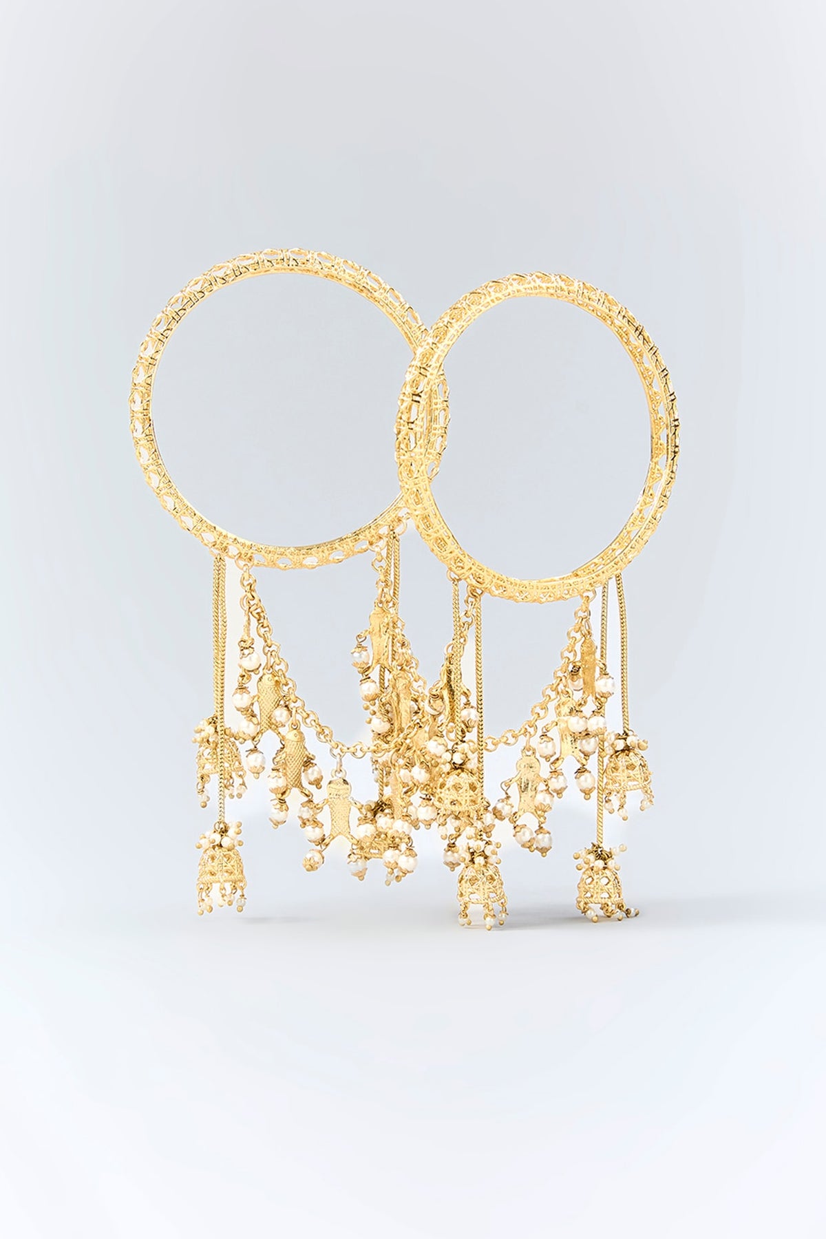 Gold Finish Brass Bangle