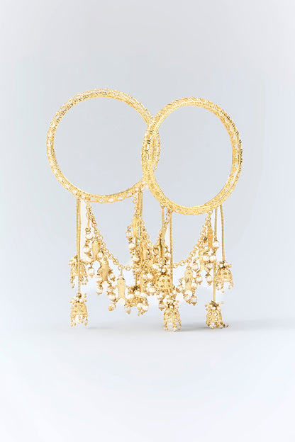 Gold Finish Brass Bangle