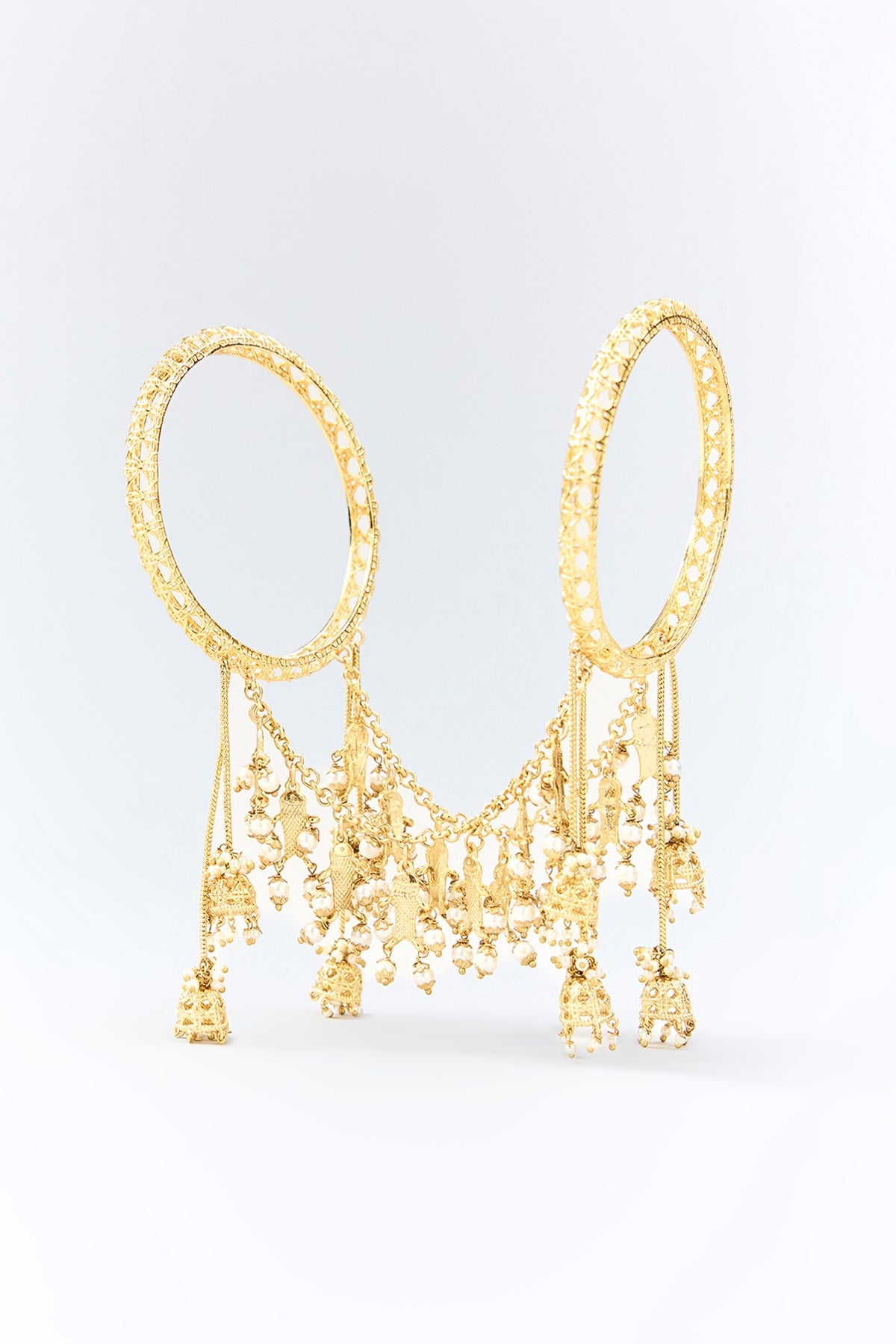 Gold Finish Brass Bangle