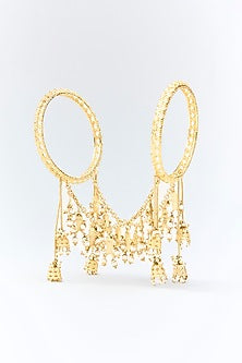 Gold Finish Brass Bangle