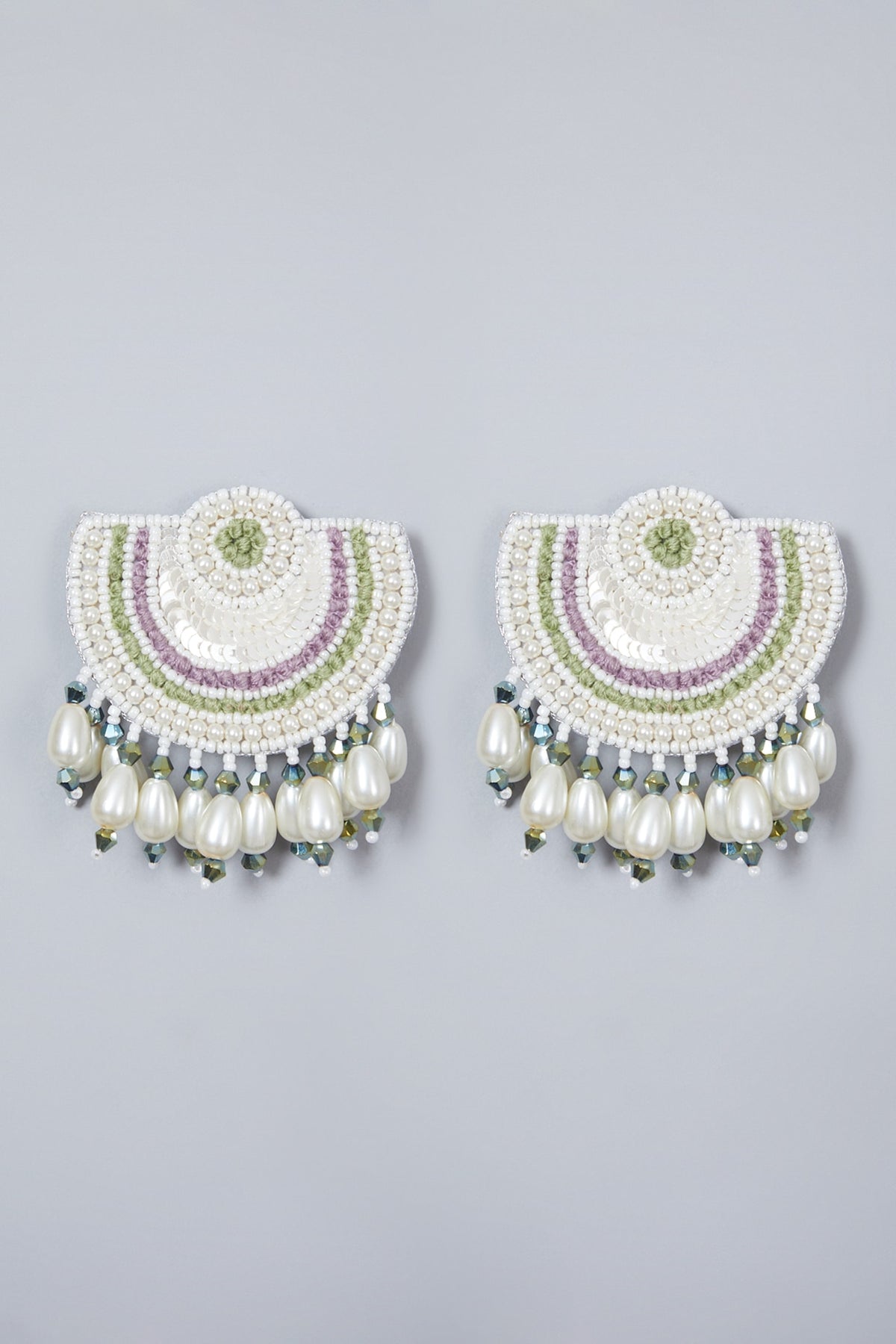 Multi Colored Long Earrings