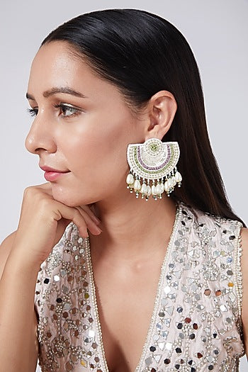 Multi Colored Long Earrings