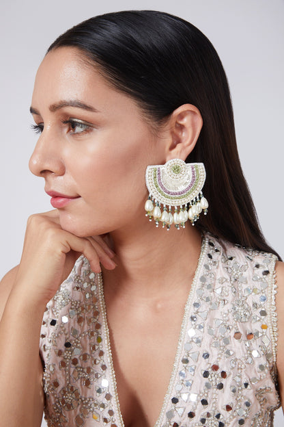 Multi Colored Long Earrings