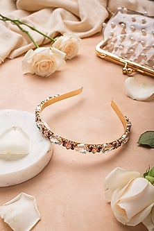 Blush Pink Embroidered Hair Band