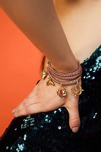 Gold Plated Brass Alloy Bracelet