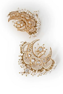 Gold Plated Cubic Zirconia Dangler Earrings