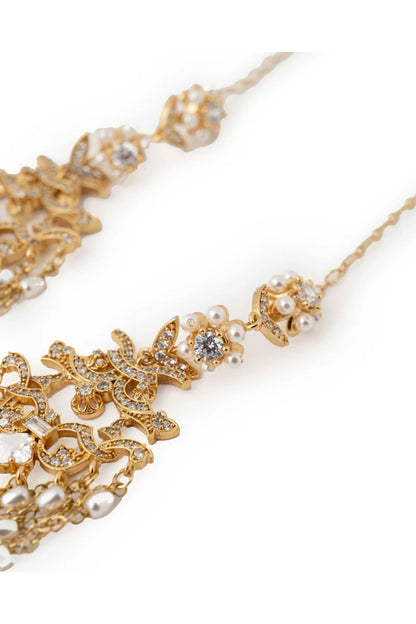 Gold Plated Cubic Zirconia Dangler Earrings
