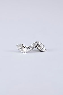 Silver Chrome Finish Brass Alloy Ring