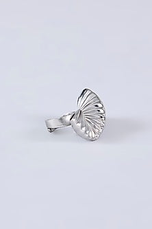 Silver Chrome Finish Brass Alloy Ring