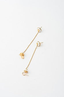 Gold Plated Pearl Earcuffs