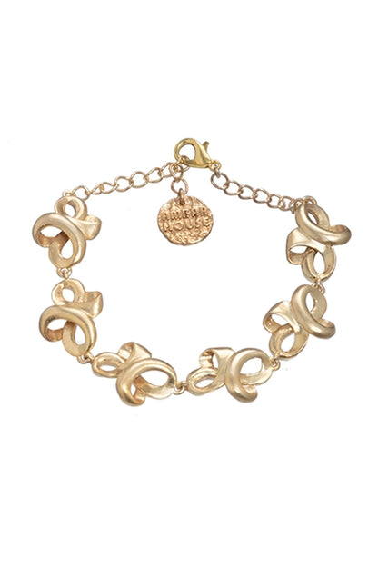 Gold Finish Brass Bracelet