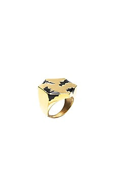 Gold Finish Brass Ring