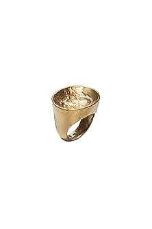 Gold Finish Brass Ring