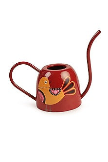 Red Iron Watering Can