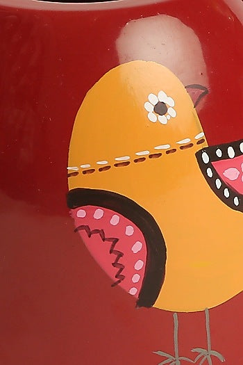 Red Iron Watering Can