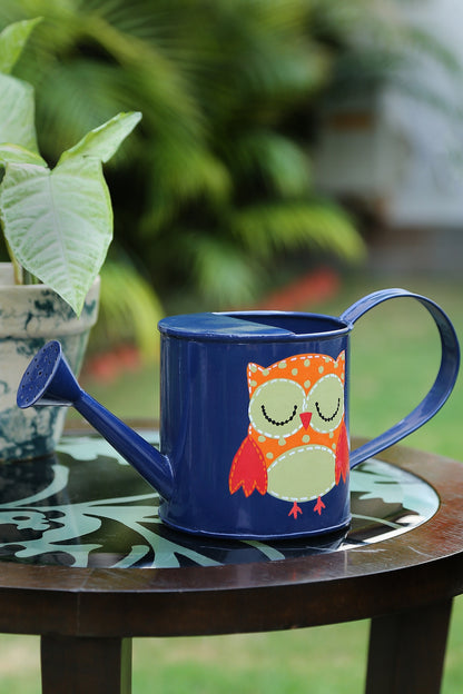 Blue Iron Watering Can