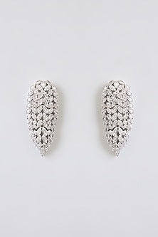 White Finish Zircon Necklace Set