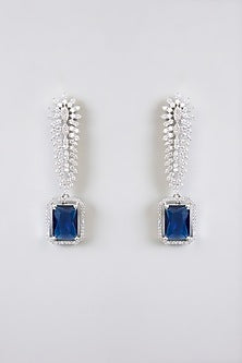 White Finish Zircon Necklace Set