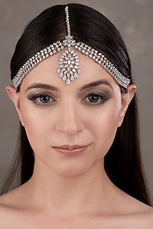 White Finish Zircon Mathapatti
