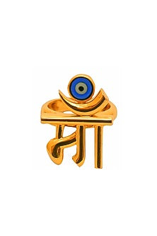 14Kt Yellow Gold Maa Ring