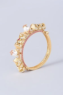 Gold Finish Zircons Bracelet