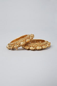 Gold Plated Elephant Bangles