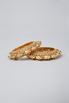 Gold Plated Elephant Bangles