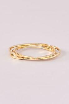 Gold Plated Bangles (Set Of 4)